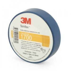 CINTA AISLANTE TEMFLEX 1700 3M AZUL