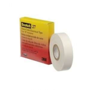 CINTA ADHESIVA SCOTCH 27 FIBRA VIDRIO BLANCO 3/4"X 20MTS