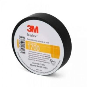 CINTA AISLANTE TEMFLEX 1700 3M NEGRO