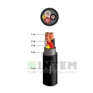 cable N2XY 0,6/1 kV 3x35 +1x16 mm2 FB