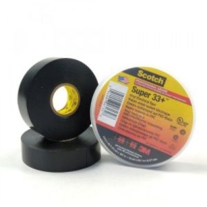 CINTA AISLANTE SCOTCH SUPER 33 NEGRO 19mm x 20mt.