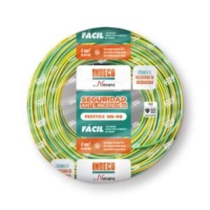 CABLE NH-90 450/750V 4MM2 VERDE AMARILLO INDECO